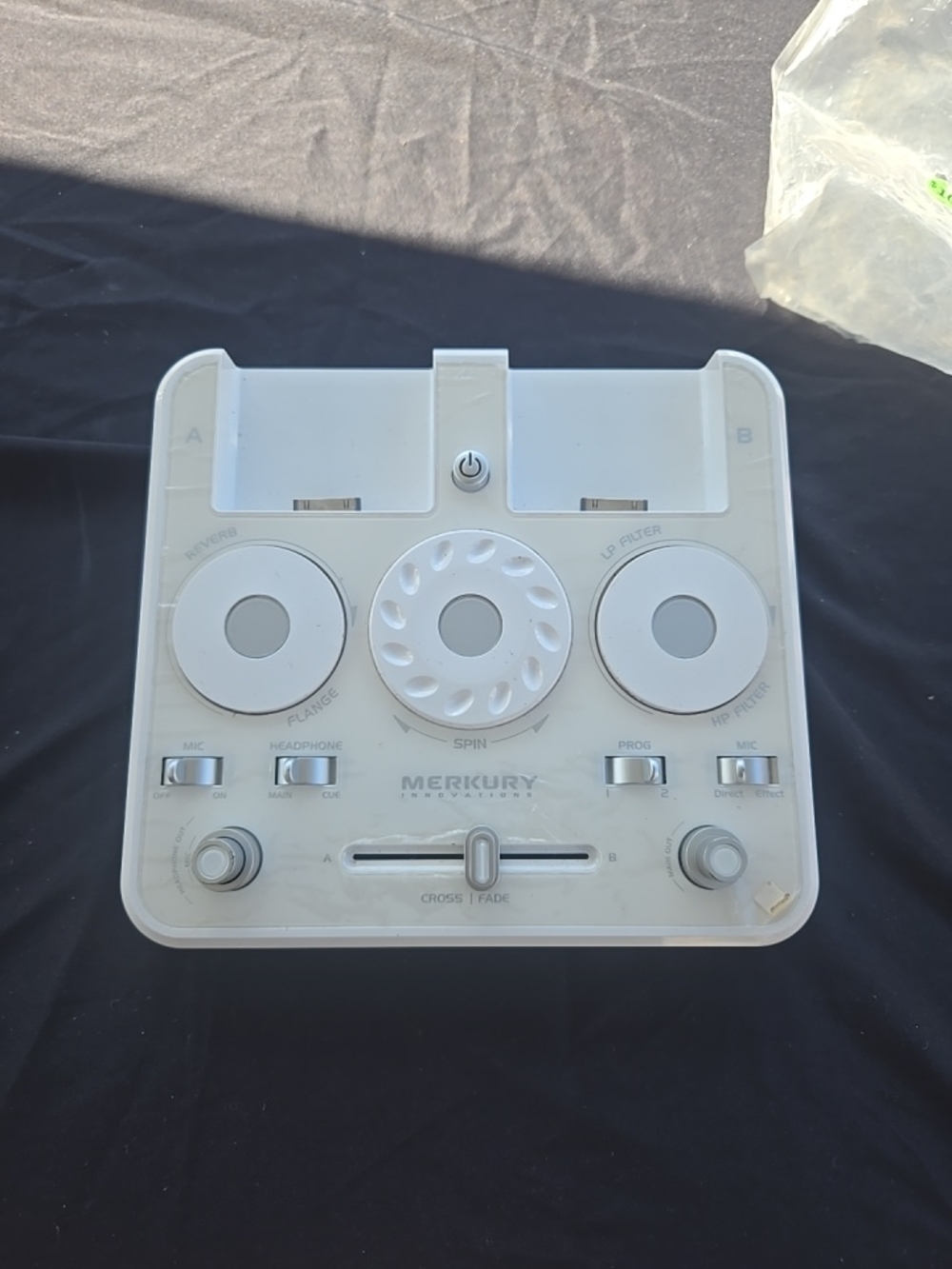 Merkury Innovations White Portable DJ Controller - Compact Mixer